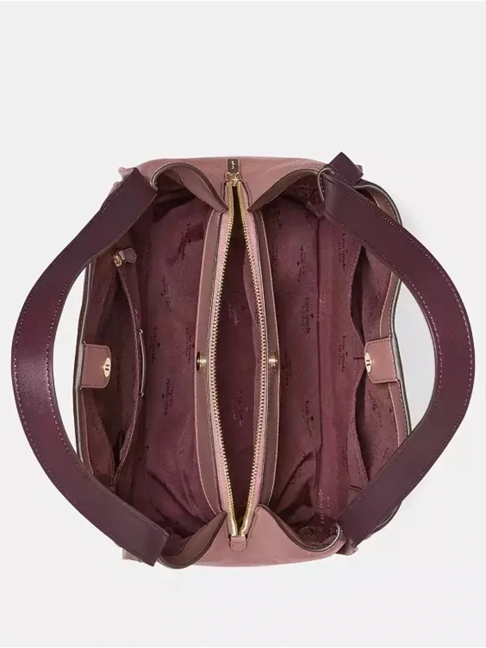 ♠️Kate Spade New York Knott Colorblock Large Carryall Shoulder Bag, Grenache NWT